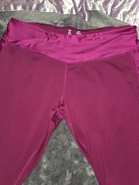 Xersion Deep Magenta Active Leggings Size 3X